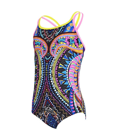 Girls Vintage Daisy Duoback One Piece