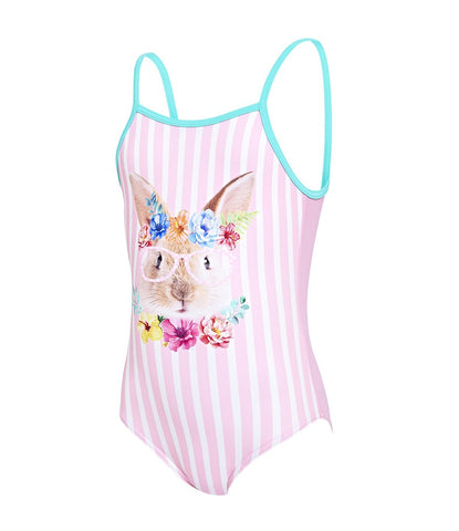 Girls Tropical Bunny One Piece